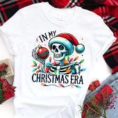 Weihnachten Girly Skeleton Spaß Urlaub Tri-Blend Shirt