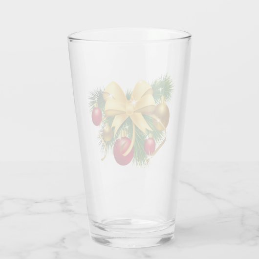 Weihnachten Glas (Rückseite)