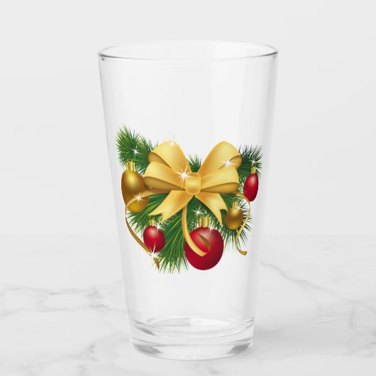Weihnachten Glas (Vorderseite)