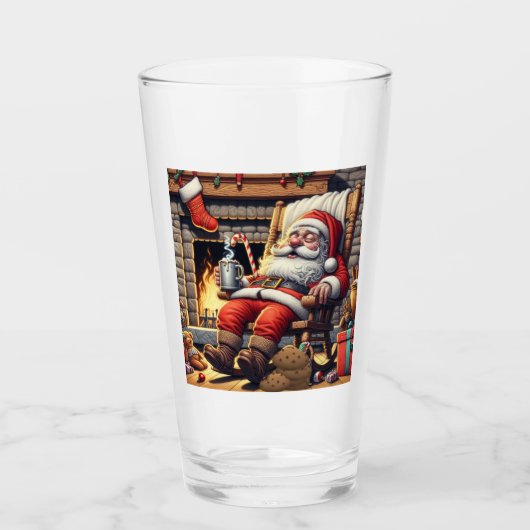 Weihnachten Glas (Vorderseite)