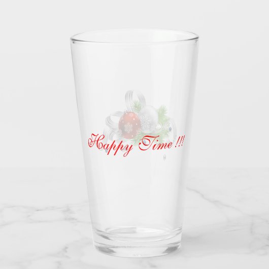 Weihnachten Glas (Rückseite)