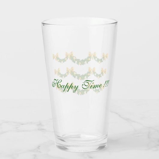 Weihnachten Glas (Rückseite)