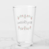 Weihnachten Glas (Rückseite)