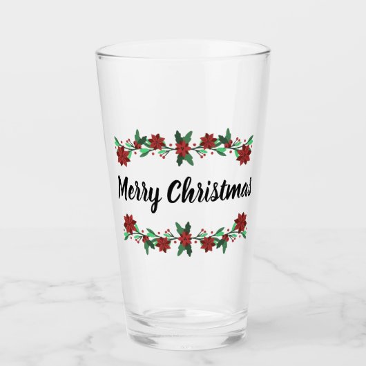 Weihnachten Glas (Vorderseite)