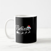 Weihnachten - Glaube an den Weihnachtsmann Kaffeetasse (Links)