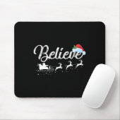 Weihnachten - Glaube an den Weihnachtsmann Mousepad (Mit Mouse)