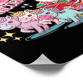 Weihnachten glaube ich an den Weihnachtsmann und E Poster (Ecke)