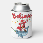 Weihnachten glaube Santa reiten nwhal mit santa Dosenkühler (Kanne Rückseite)