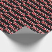 Weihnachten Glaube Text mit Schneeflocken Geschenkpapier (Ecke)