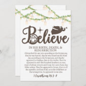 Weihnachten Glauben Jesus Krippe Jar Lights (Vorne/Hinten)