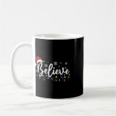 Weihnachten - Glauben Sie den Weihnachtsmann glaub Kaffeetasse (Links)