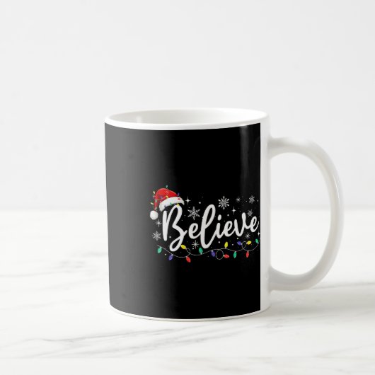 Weihnachten - Glauben Sie den Weihnachtsmann glaub Kaffeetasse (Rechts)