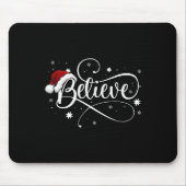 Weihnachten - Glauben Sie den Weihnachtsmann glaub Mousepad (Vorne)