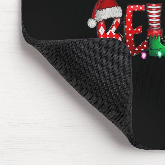 Weihnachten - Glauben Sie den Weihnachtsmann glaub Mousepad (Ecke)