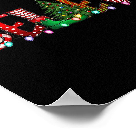 Weihnachten - Glauben Sie den Weihnachtsmann glaub Poster (Ecke)