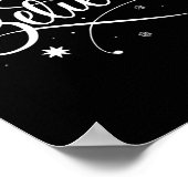 Weihnachten - Glauben Sie den Weihnachtsmann glaub Poster (Ecke)