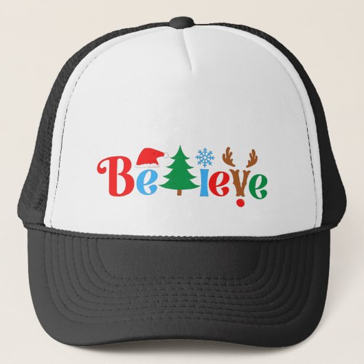Weihnachten Glauben Truckerkappe (Vorderseite)