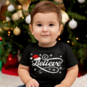 Weihnachten glaubt Weihnachtsmann - Weihnachtsmann Baby T-shirt