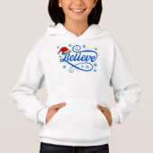 Weihnachten glaubt Weihnachtsmann - Weihnachtsmann Hoodie (Vorderseite)