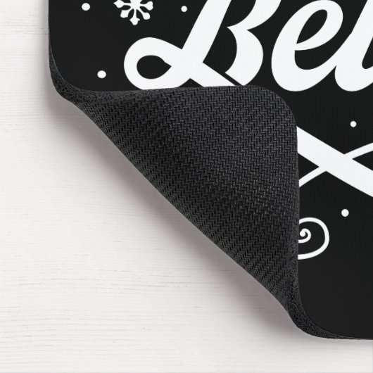 Weihnachten glaubt Weihnachtsmann - Weihnachtsmann Mousepad (Ecke)