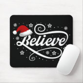 Weihnachten glaubt Weihnachtsmann - Weihnachtsmann Mousepad (Mit Mouse)