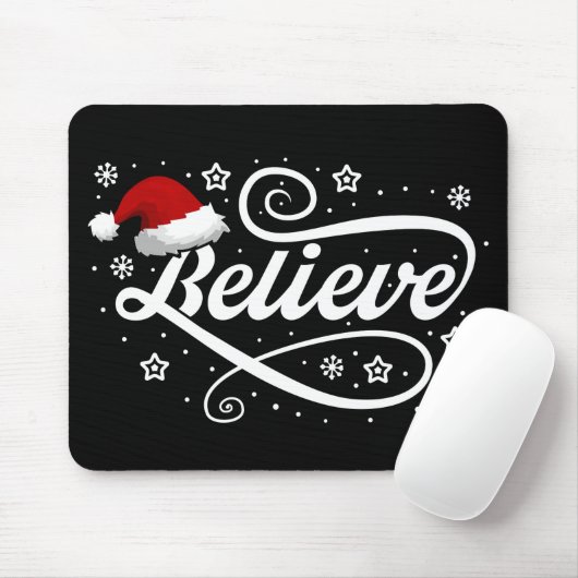 Weihnachten glaubt Weihnachtsmann - Weihnachtsmann Mousepad (Mit Mouse)
