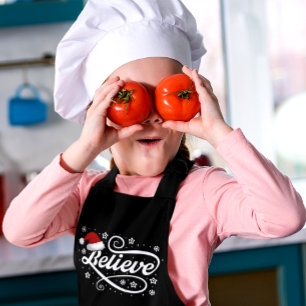 Weihnachten glaubt Weihnachtsmann - Weihnachtsmann Schürze