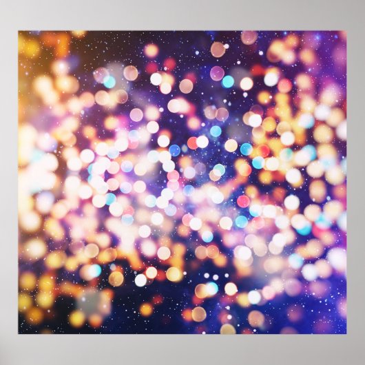 Weihnachten: Glitzer im Urlaub. Poster (Vorne)