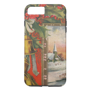 Weihnachten, Glocken, Holly, iPhone 7 Fall Case-Mate iPhone Hülle