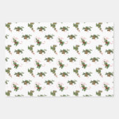 Weihnachten, Glocken und Sterne Geschenkpapier Set (Vorderseite)