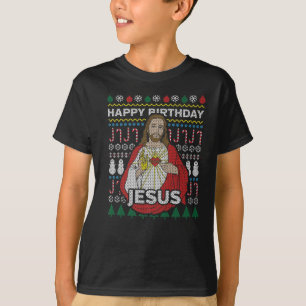 Weihnachten glücklich Geburtstag Jesus T-Shirt