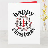 Weihnachten glücklich Weihnachten Karte (Gelbe Blume)