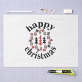 Weihnachten glücklich Weihnachten Seidenpapier (Handwerk)