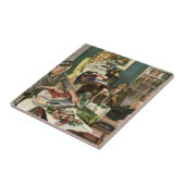 Weihnachten, glückliche Familiengeschenke Fliese (Seite)