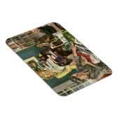 Weihnachten, glückliche Familiengeschenke Magnet (Rechte Seite)