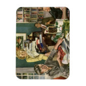 Weihnachten, glückliche Familiengeschenke Magnet (Vertikal)