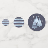 Weihnachten glückliche Tage Antlers Blue ID864 Konfetti (Vorderseiten)