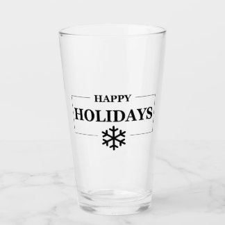 Weihnachten glücklichen Urlaub Custom Geschenk Mer Glas