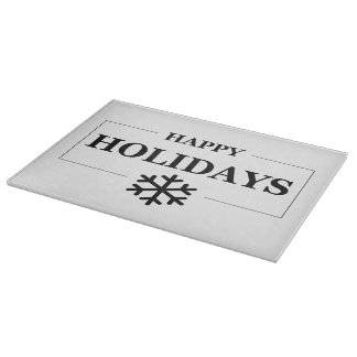 Weihnachten glücklichen Urlaub Custom Geschenk Mer Schneidebrett