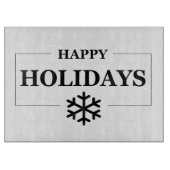 Weihnachten glücklichen Urlaub Custom Geschenk Mer Schneidebrett (Vorderseite)