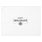 Weihnachten glücklichen Urlaub Custom Geschenk Mer Tischdecke (Vorderseite (Horizontal))