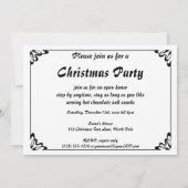 Weihnachten, glücklicher Junge spielen mit Spielze Einladung (Rückseite)