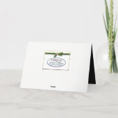 Weihnachten & Glückliches Neues Jahr - Rote Rosen (Rückseite)