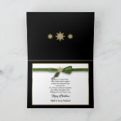 Weihnachten & Glückliches Neues Jahr - Rote Rosen (Innenseite)