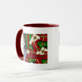 Weihnachten - glückliches Pawlidays - Sheltie Tasse (Vorderseite Links)