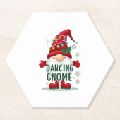 Weihnachten Gnome Dancing Gnome Familie Weihnachte Untersetzer (Vorderseite)