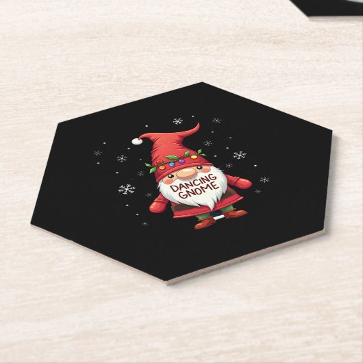 Weihnachten Gnome Dancing Gnome Familie Weihnachte Untersetzer (angewinkelt)