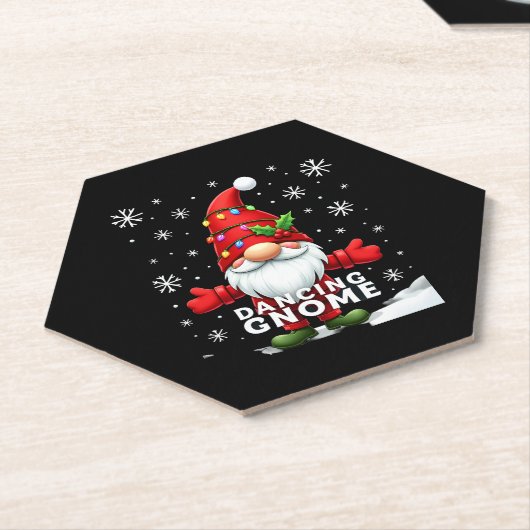 Weihnachten Gnome Dancing Gnome Familie Weihnachte Untersetzer (angewinkelt)