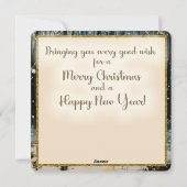 Weihnachten "Gnome for the Holidays" (Rückseite)