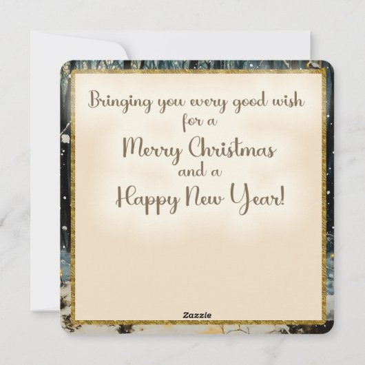 Weihnachten "Gnome for the Holidays" (Rückseite)